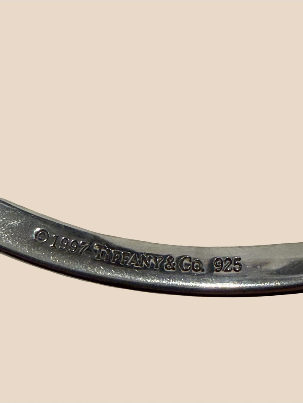 Tiffany & Co. 1837 Sterling Silver Collar Choker Necklace Vintage 1997 - Picture 3 of 10